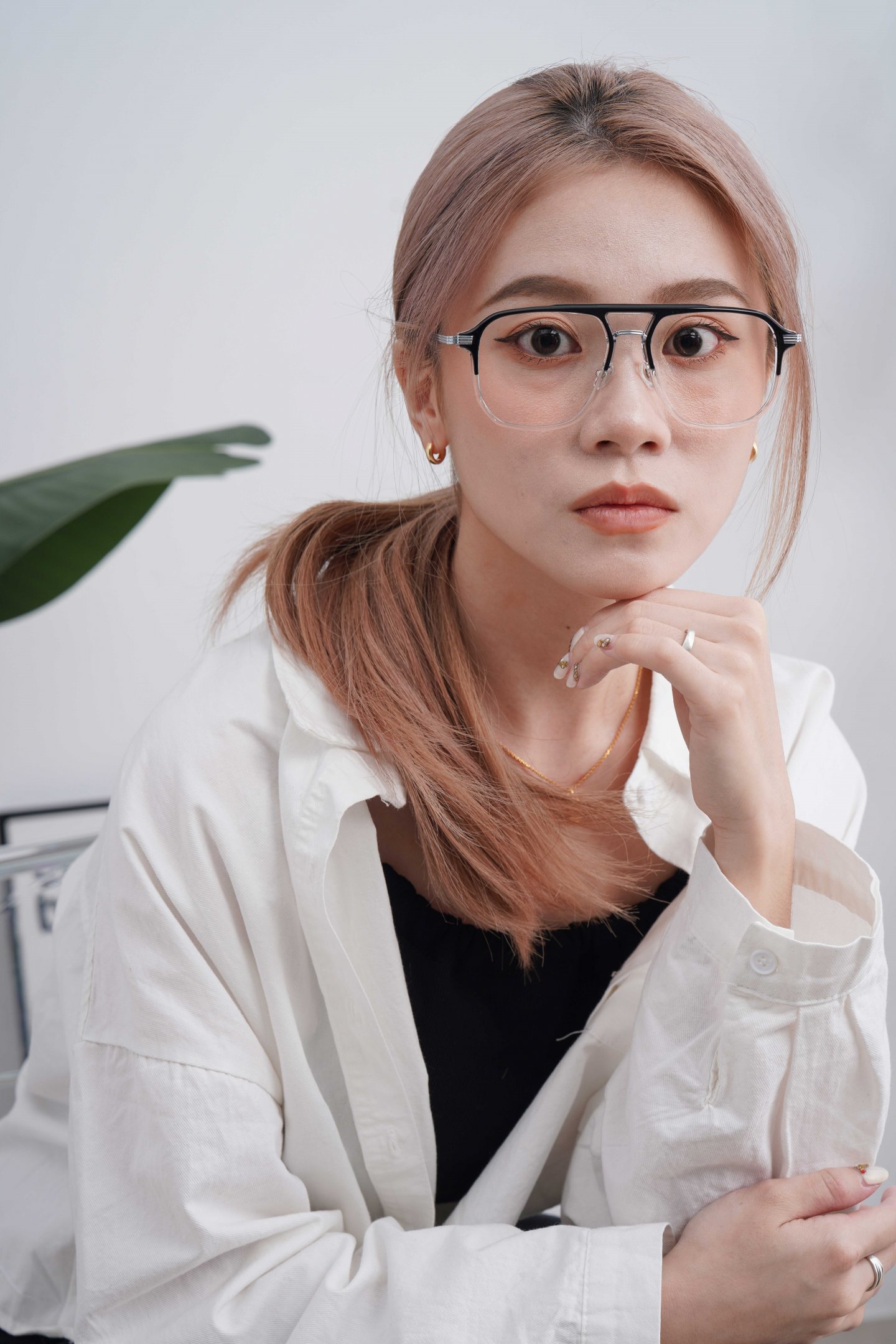 獨特/個性 飛行員雙槓鏡框